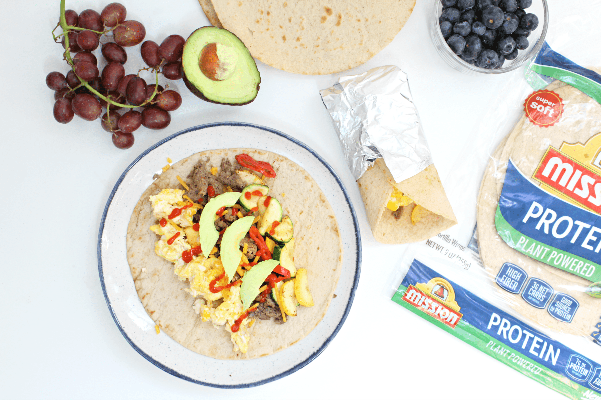 Best Turkey Sausage Breakfast Burritos