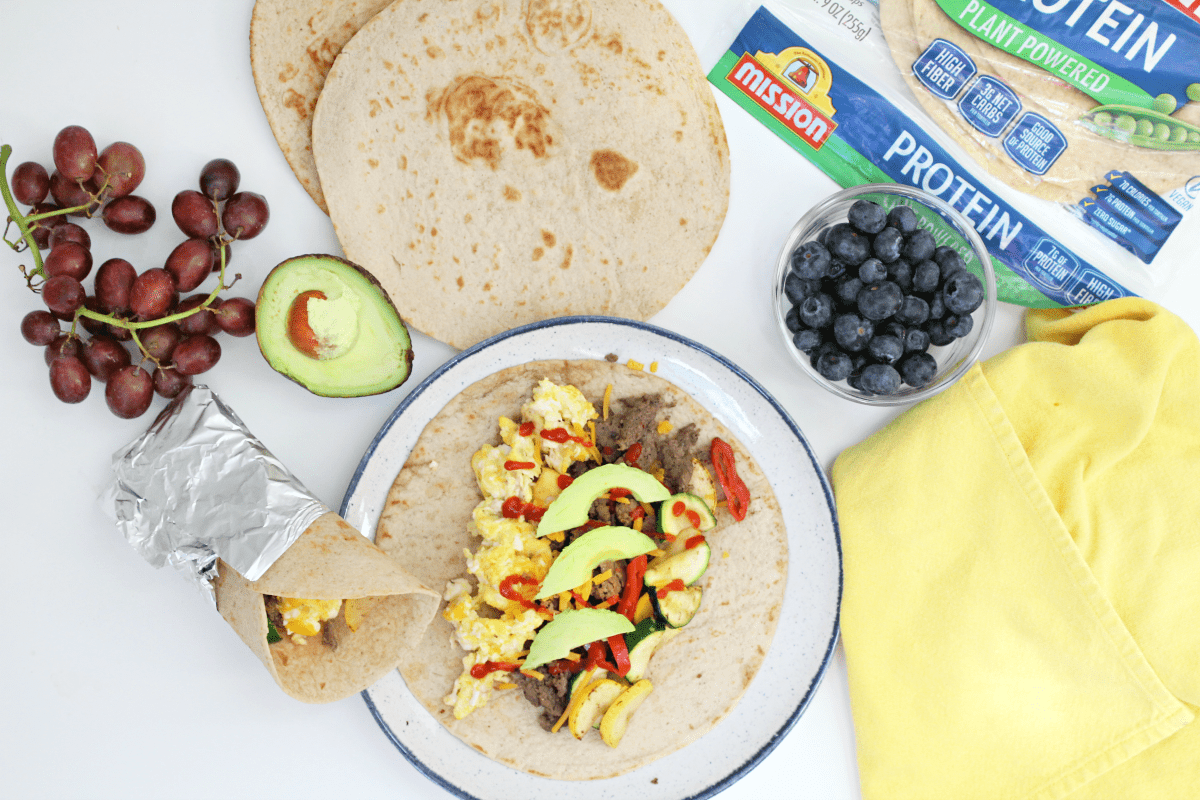 Easy Protein Packed Breakfast Burritos