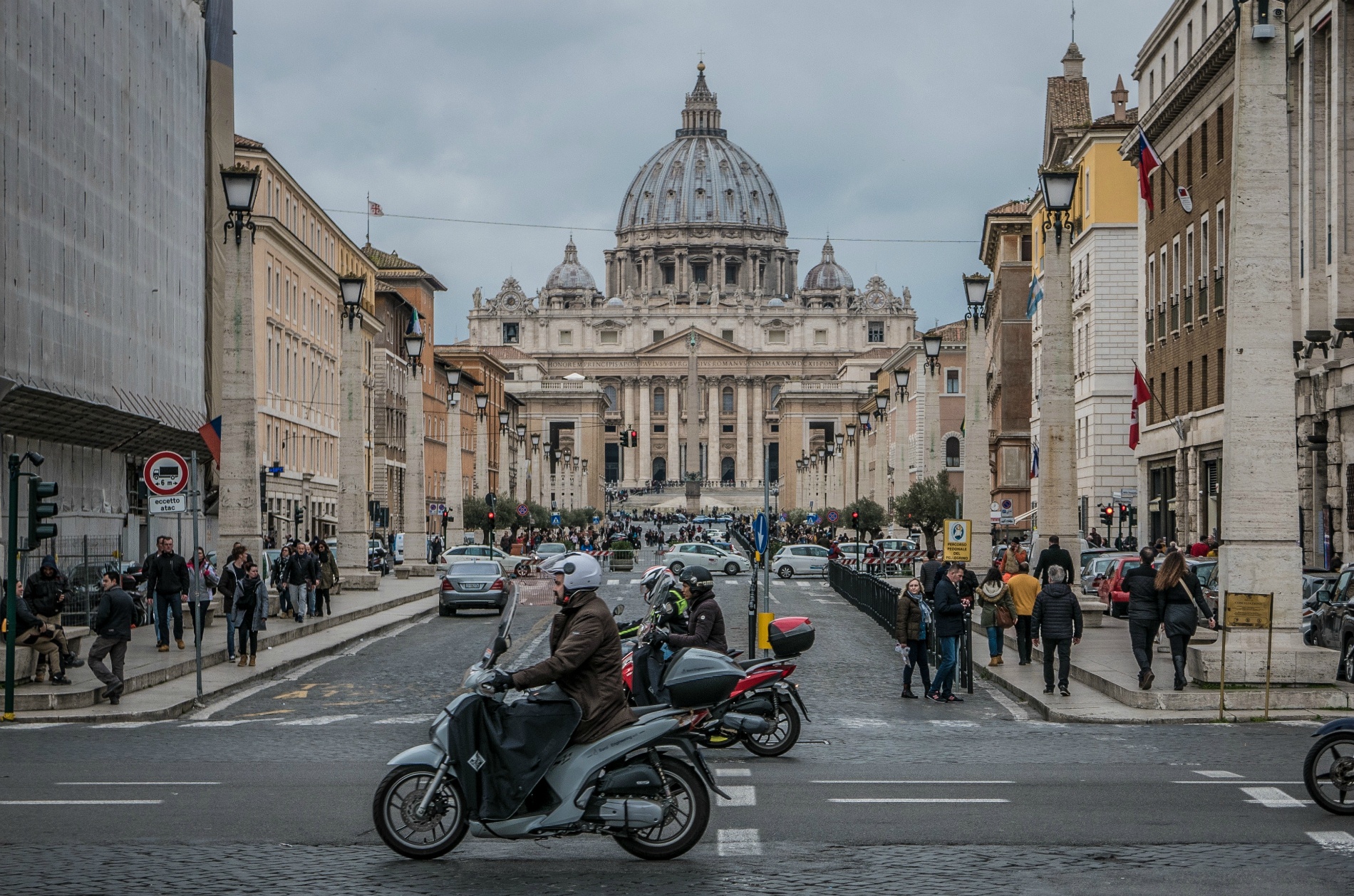 Visiting St. Peter's Square in Rome