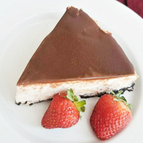 Chocolate Covered Strawberry Cheesecake