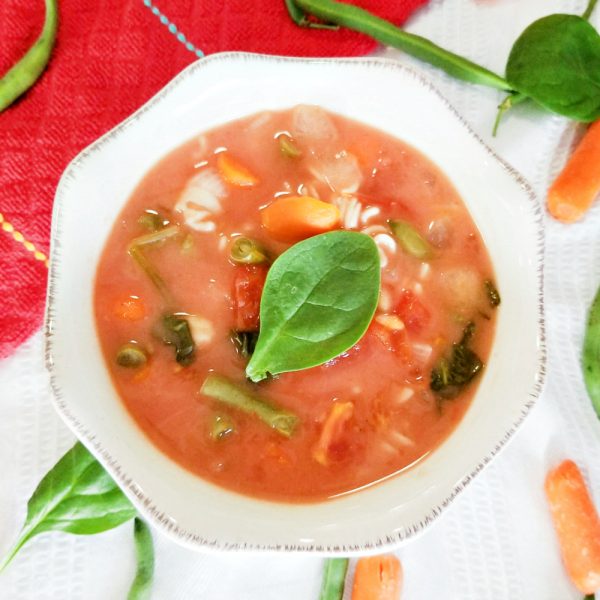 Healthy Slow Cooker Vegetable Soup {VIDEO} GlutenFree Soup