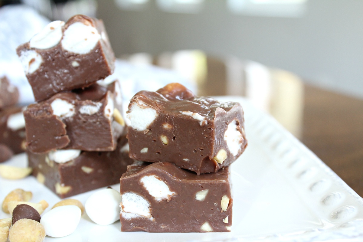 Best homemade Rocky Road Fudge