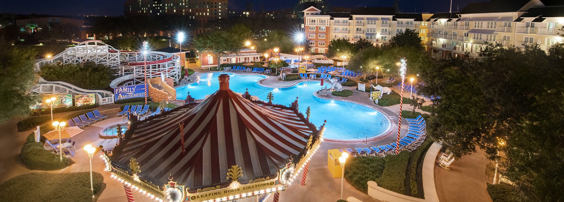 Disney Boardwalk Pool area