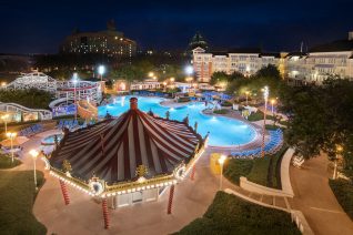 Disney Boardwalk Pool area