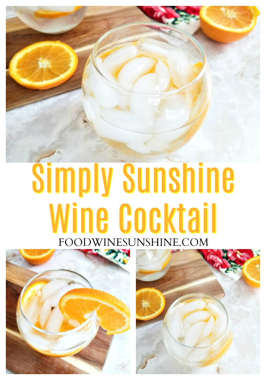 Easy Simply Sunshine Wine Cocktail