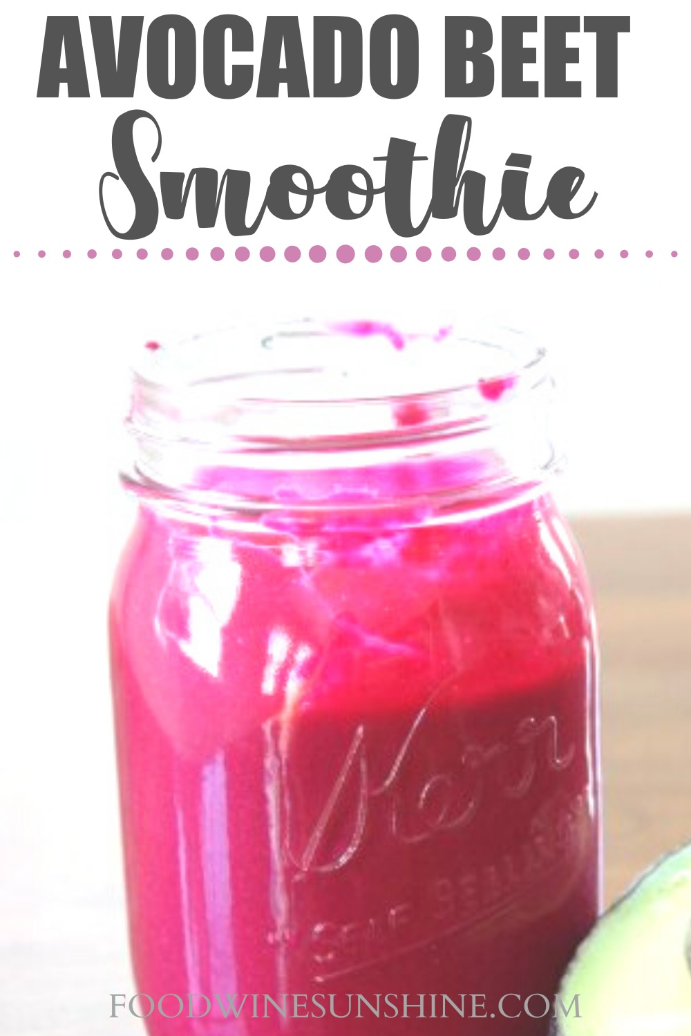 best avocado beet smoothie