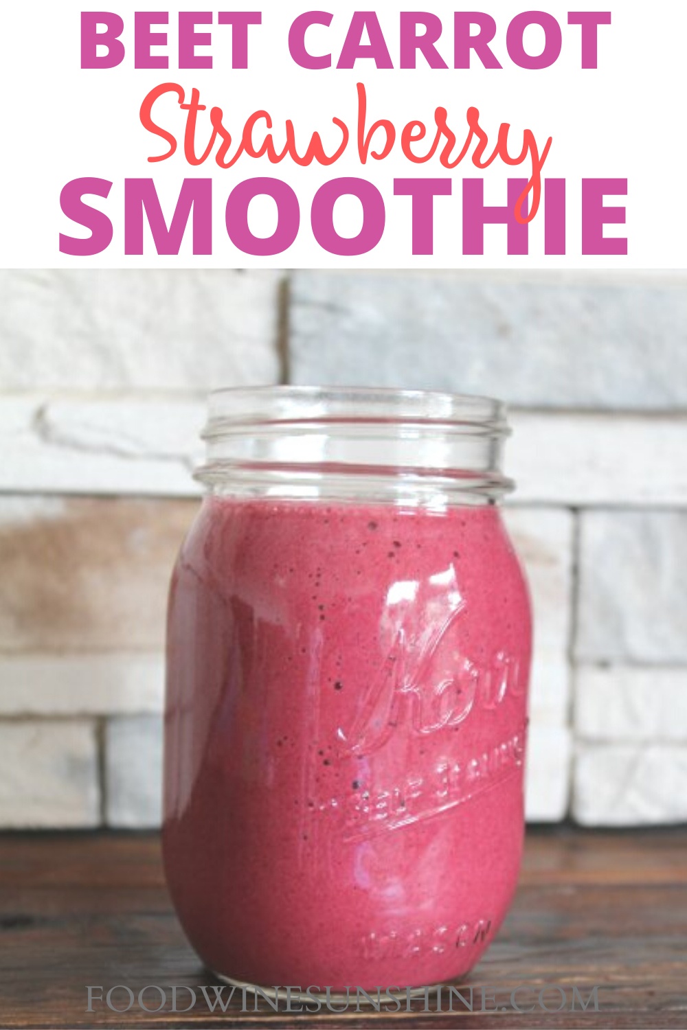 best beet carrot strawberry smoothie
