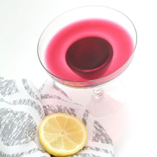 Blueberry Lemon Martini