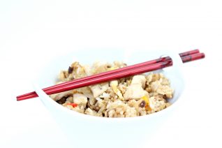 Chicken Fried Rice Red Chopsticks