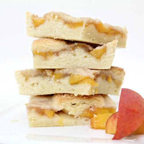 Peach Pie Bars Made with Florida Peaches