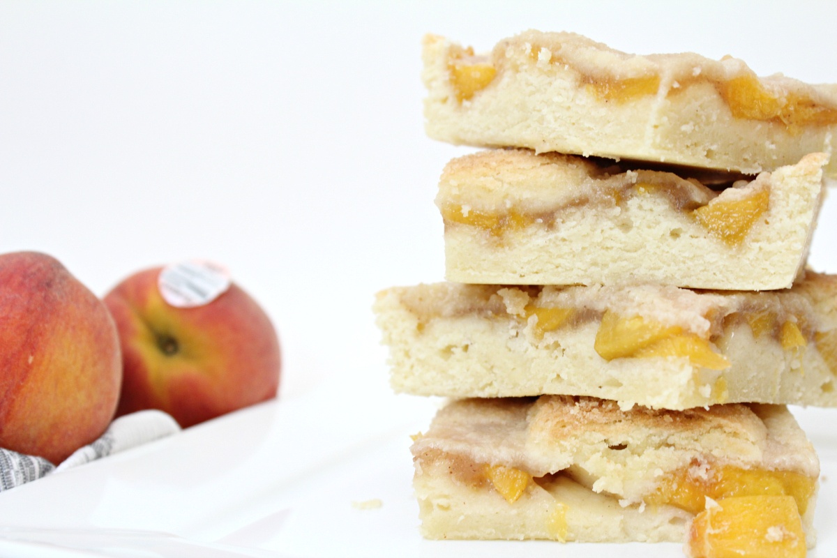 Easy Peach Pie Cookie Bars