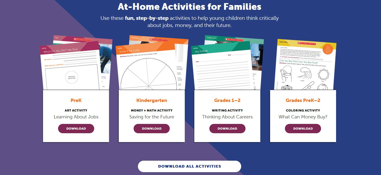 Free At Home Learning Activities