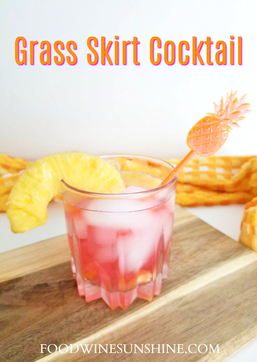 Tropical Grass Skirt Cocktail