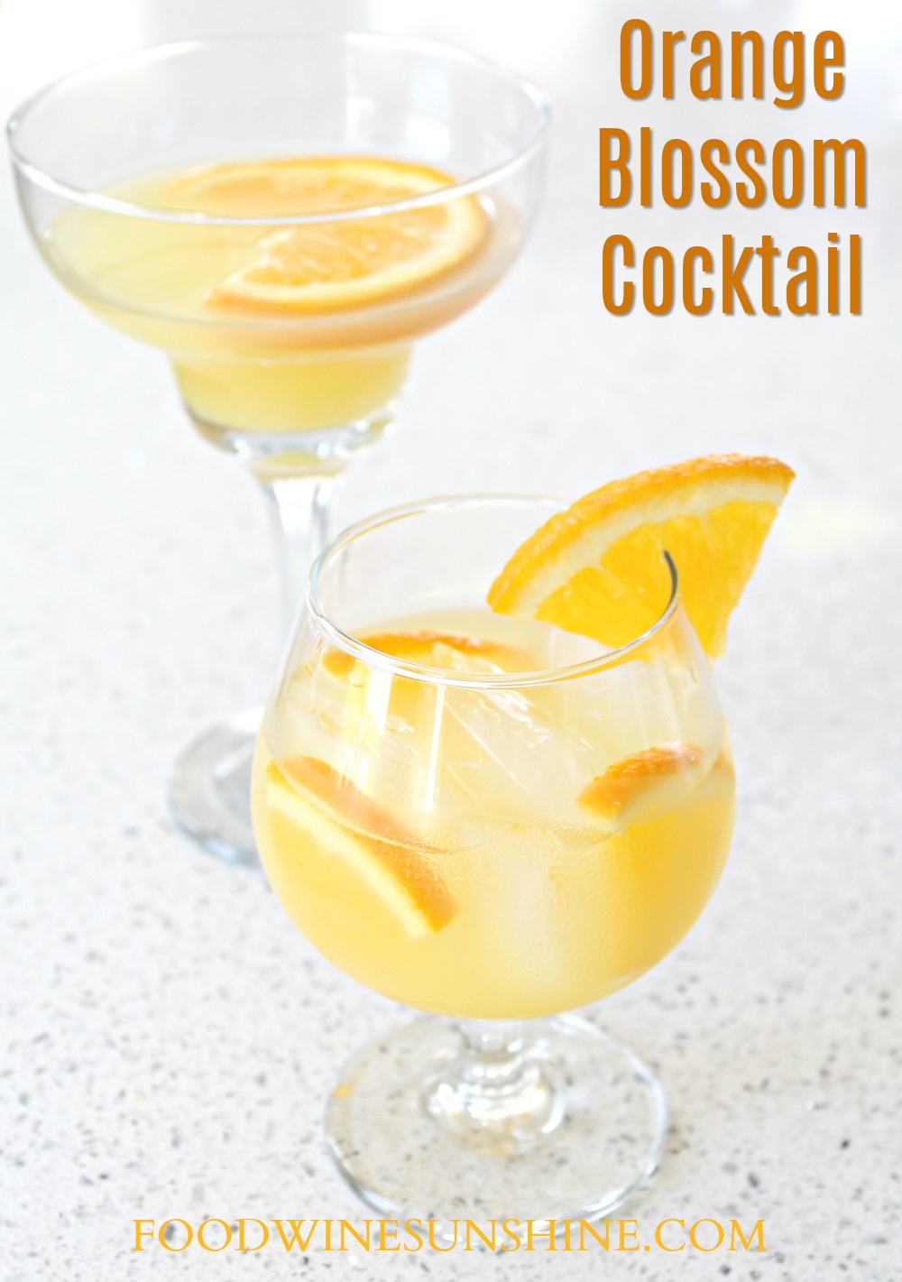 How To Make an Orange Blossom Cocktail