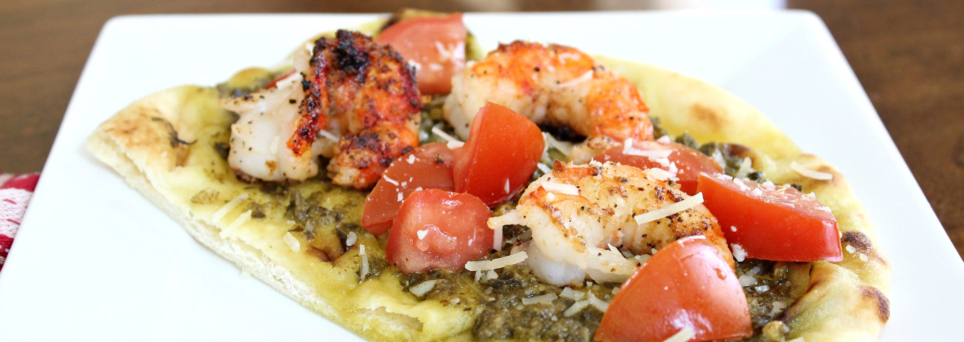 Shrimp Pesto Pizza