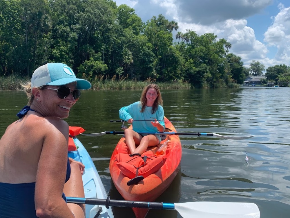 Swimming with manatees in Florida