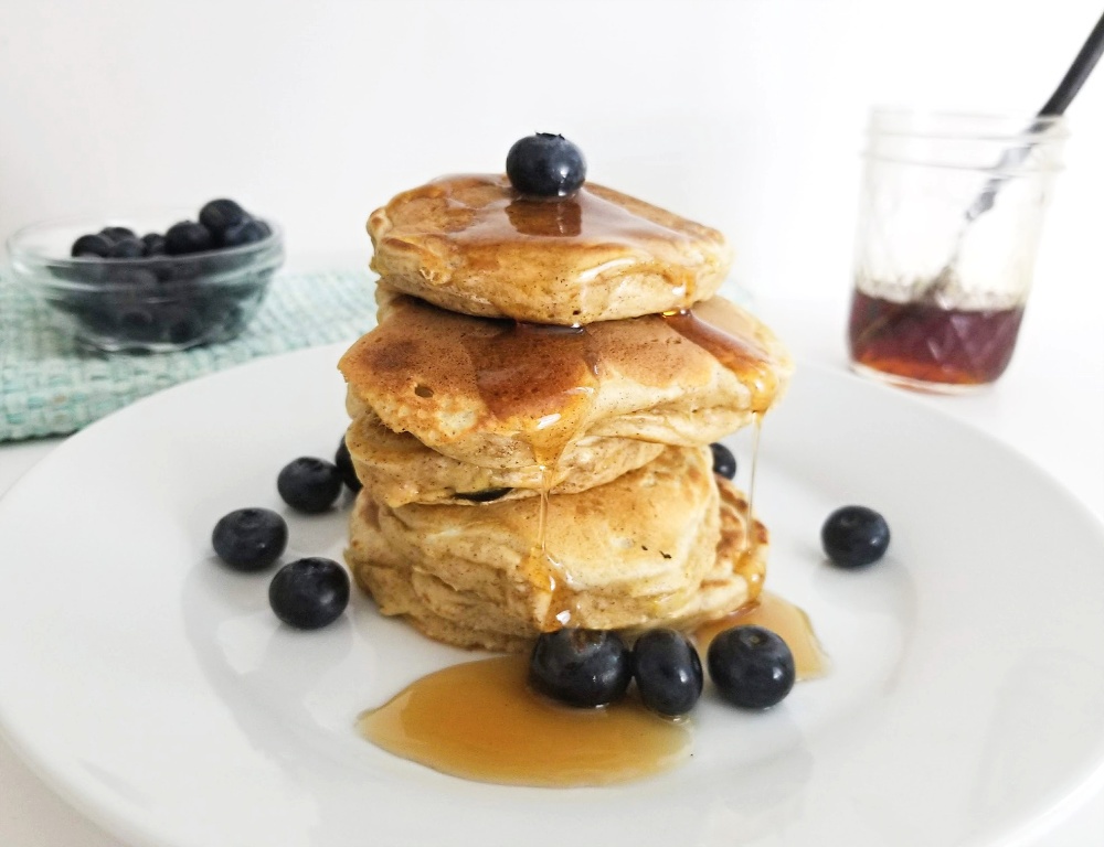 Homemade Blueberry Pancakes 