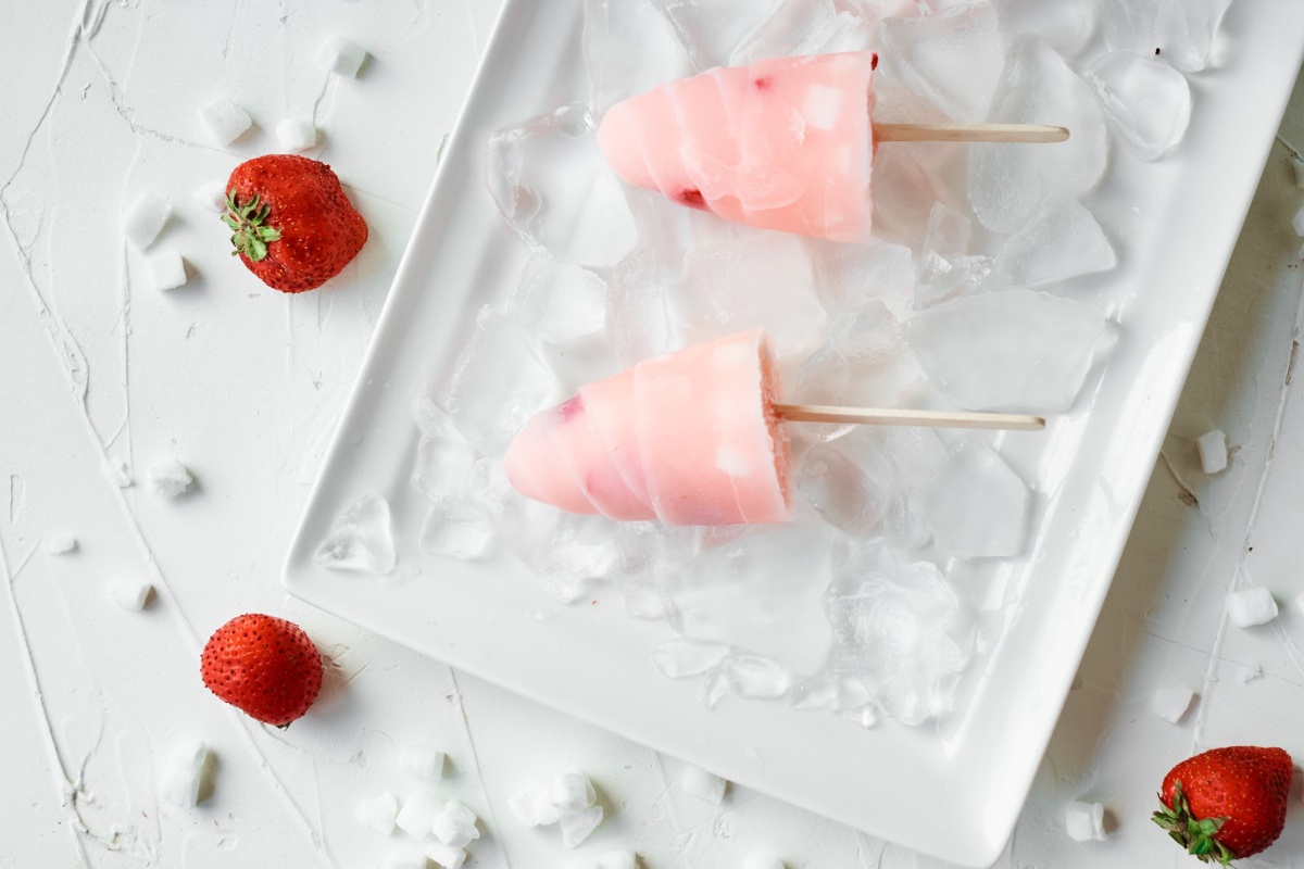 Best Strawberry Milk Pops