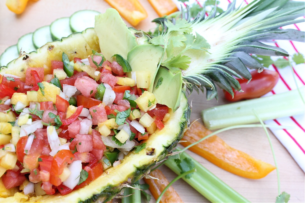 Tasty Fresh Watermelon Pineapple Salsa