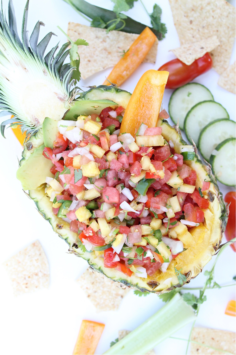 Sweet Watermelon Pineapple Salsa 