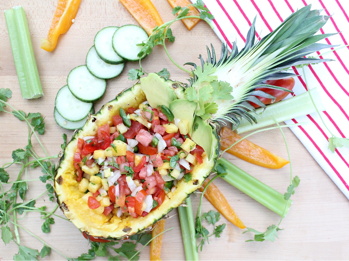 Top Watermelon Pineapple Salsa