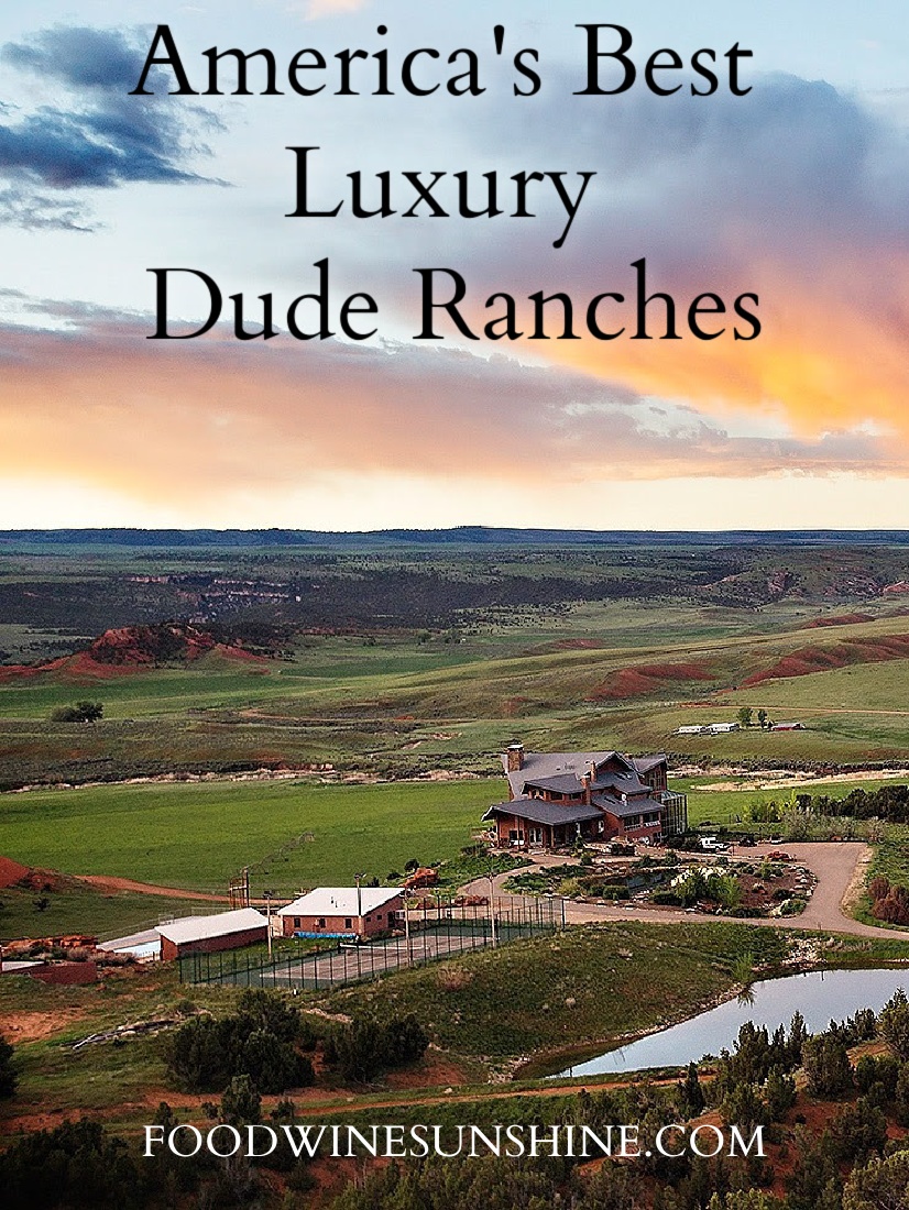 5 Of America's Best Luxury Dude Ranches | Vacation in the great outdoors and experience outdoor adventures, luxury and so much more. Here are five of America's best luxury dude ranches. Read more travel tips, traveling on a budget, travel destinations and more on foodwinesunshine.com | Food Wine Sunshine #travel #traveldestinations #travelonabudget #travelblog #travelblogger