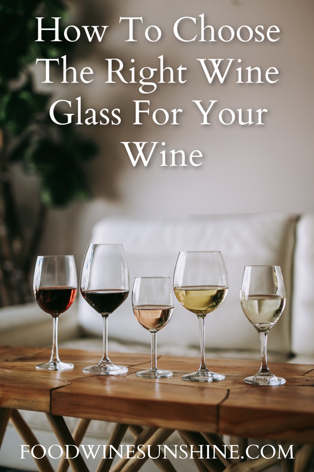 How to choose the right wine glass