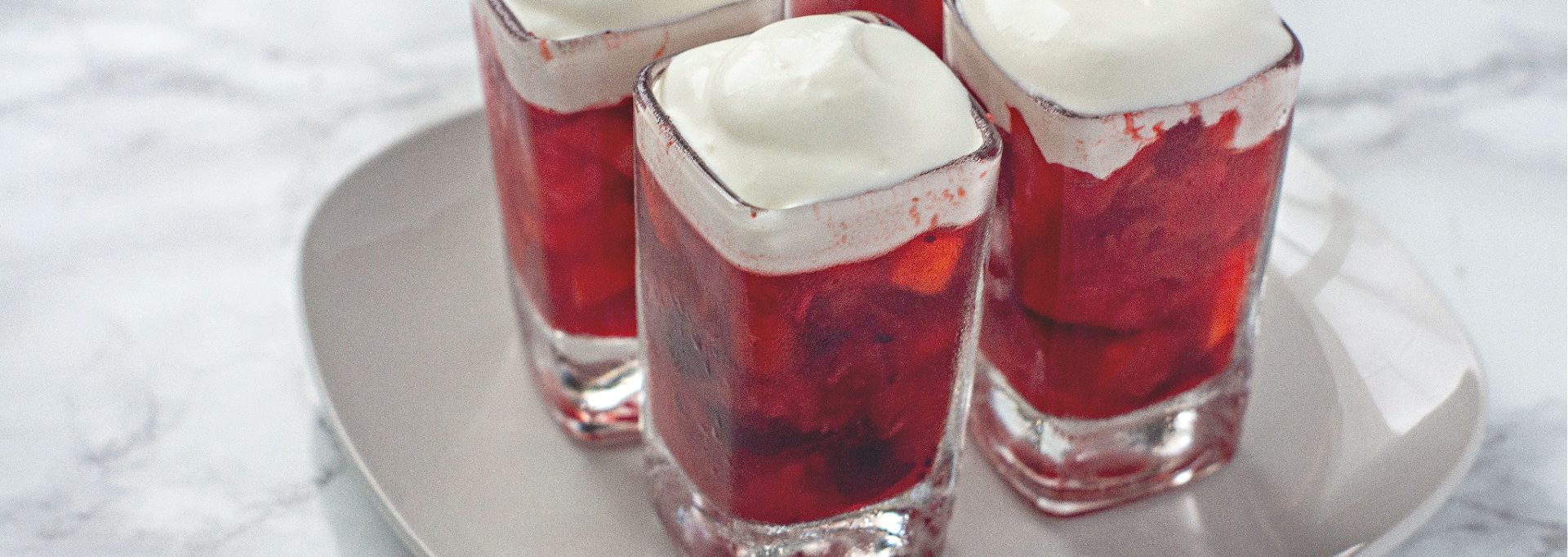 Cranberry Jello Salad with whipped topping