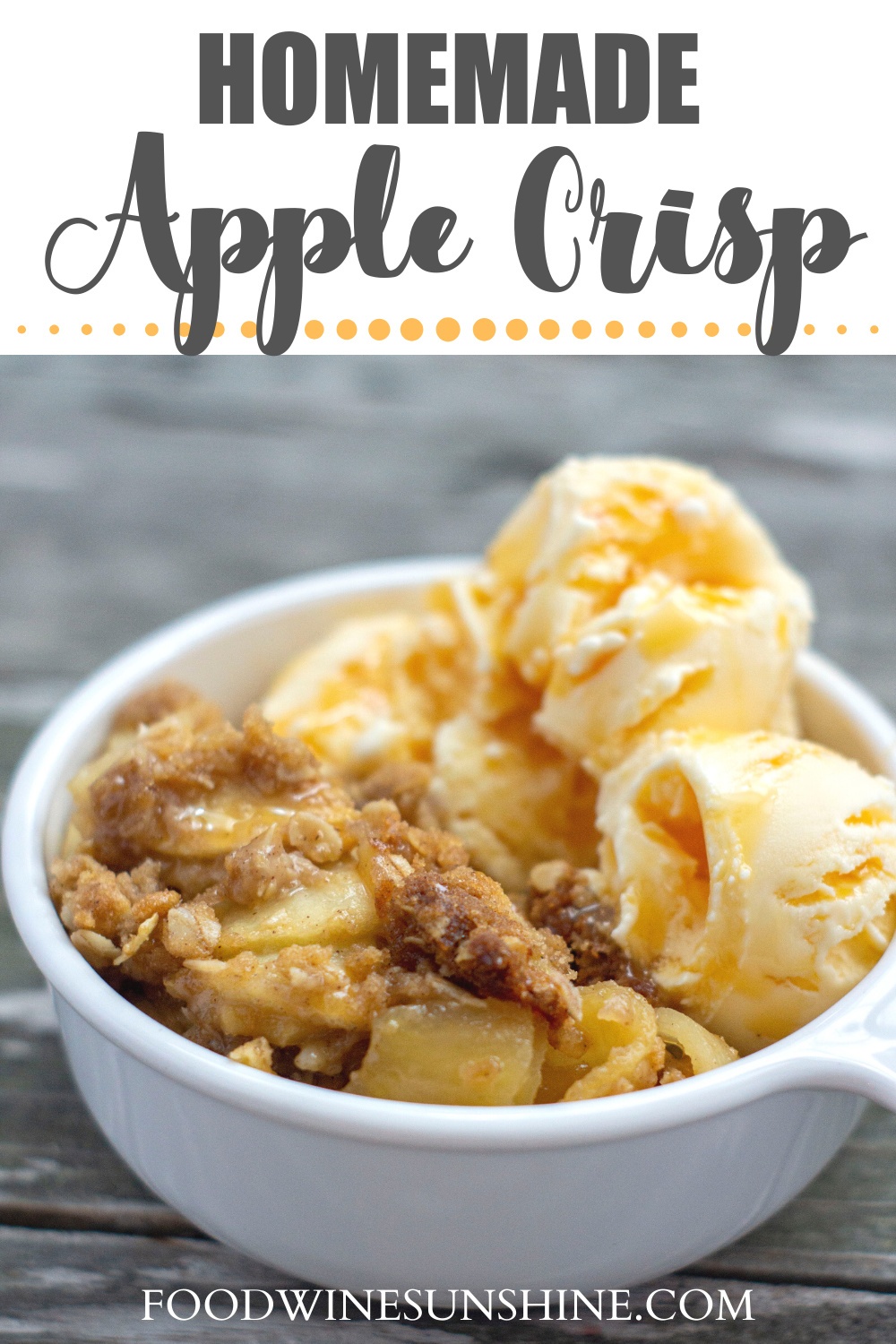 Homemade Apple Crisp