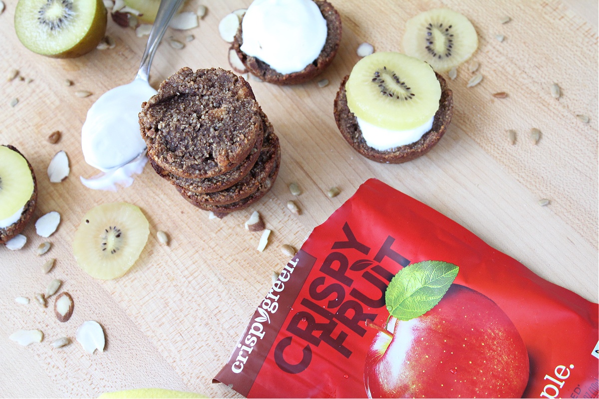 Nutty Apple Banana Protein Cookies made with Crispy Green