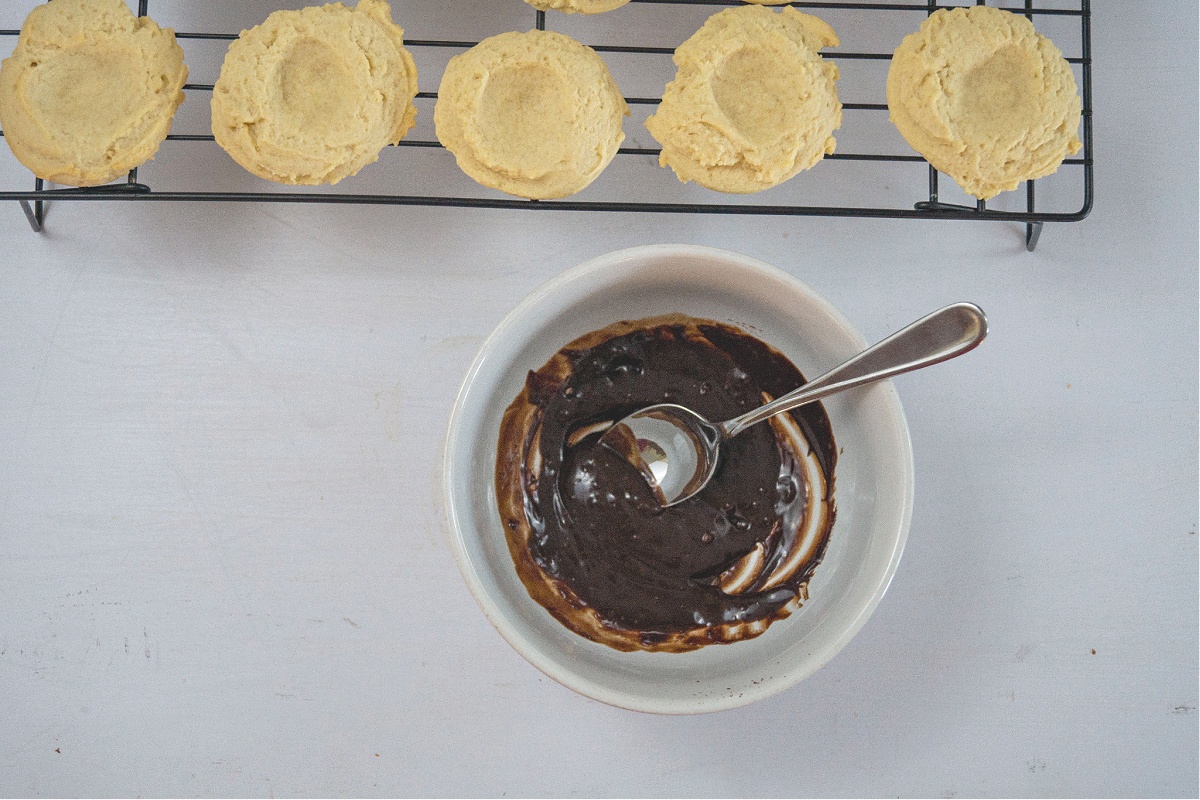 Peppermint Chocolate Ganache Cookie recipe