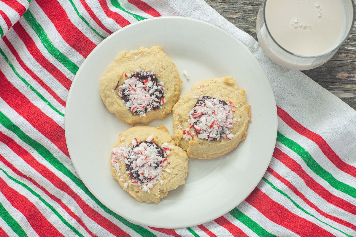 Best Peppermint Chocolate Ganache Cookies 