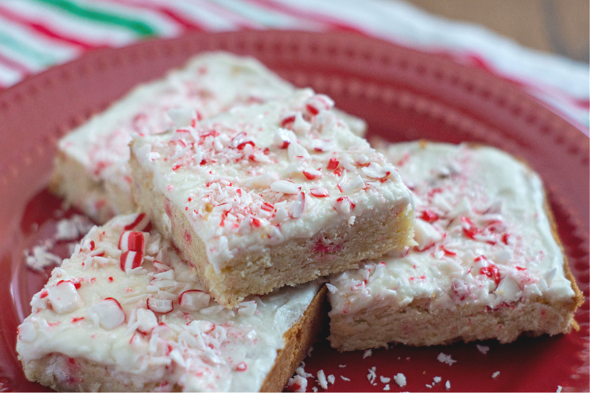 How to make Peppermint White Chocolate Blondies