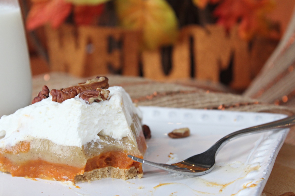 Tasty Pumpkin Spice Pudding Pie