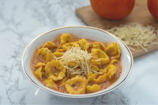 Tomato Tortellini Soup Feature