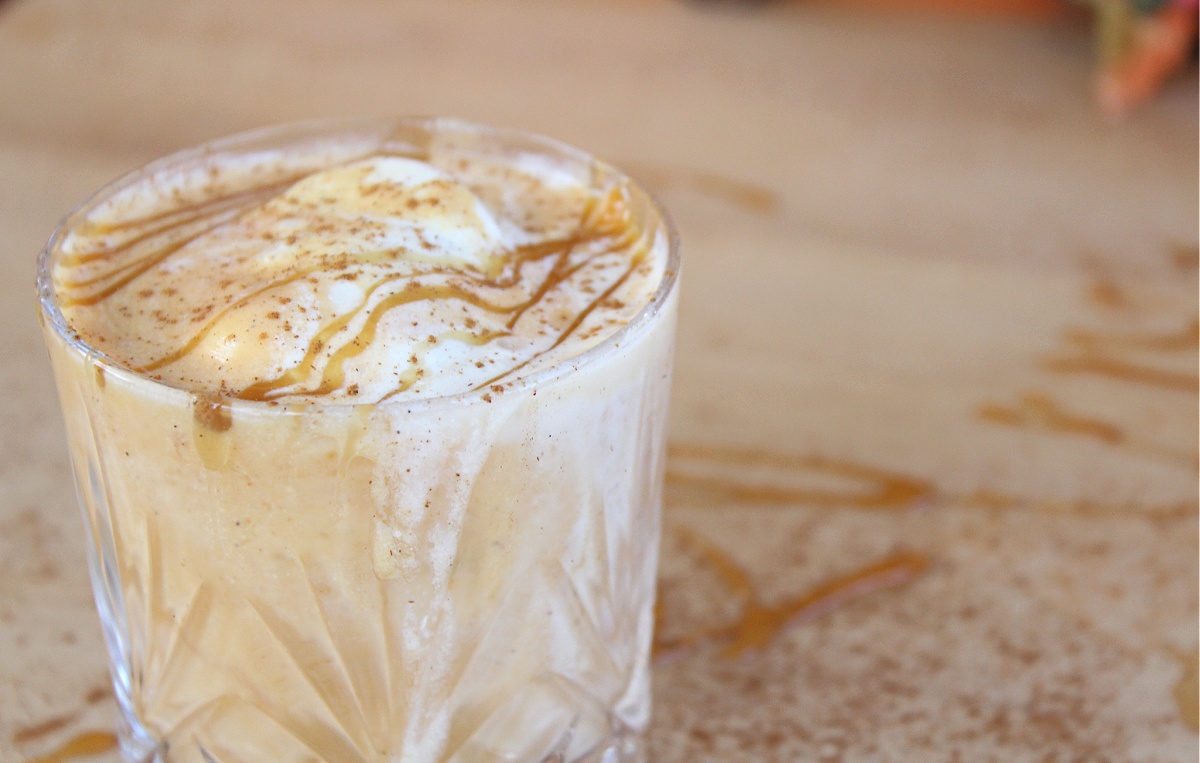 Boozy Pumpkin Spice Wine Milkshake 