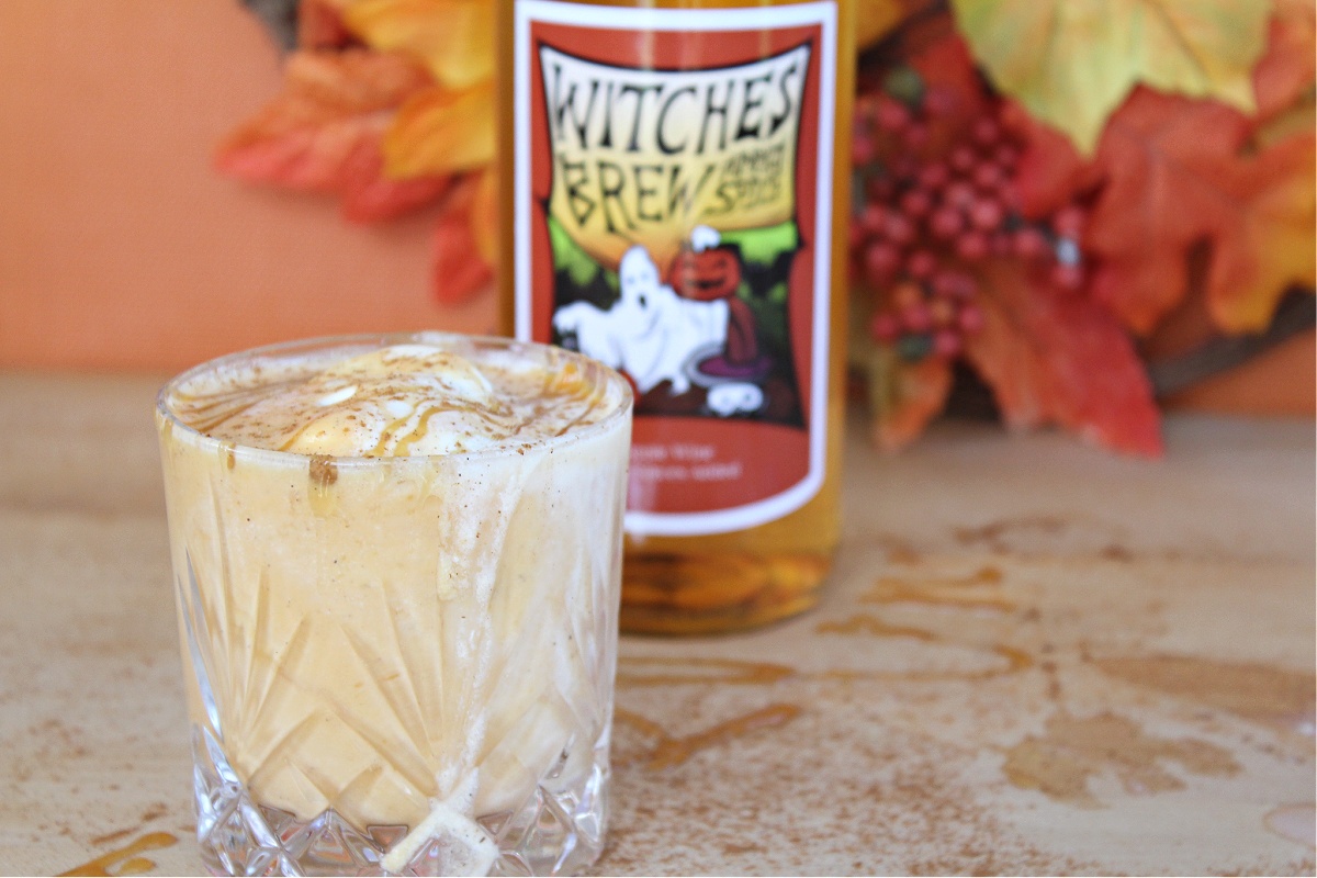 Boozy Witches Brew Pumpkin Spice Milkshake