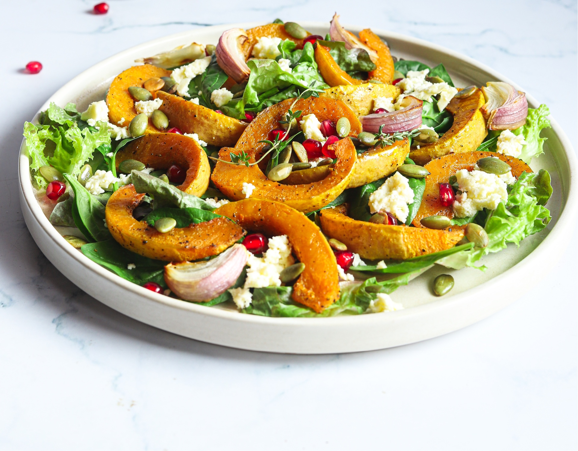 Tasty Roasted Pumpkin Salad 