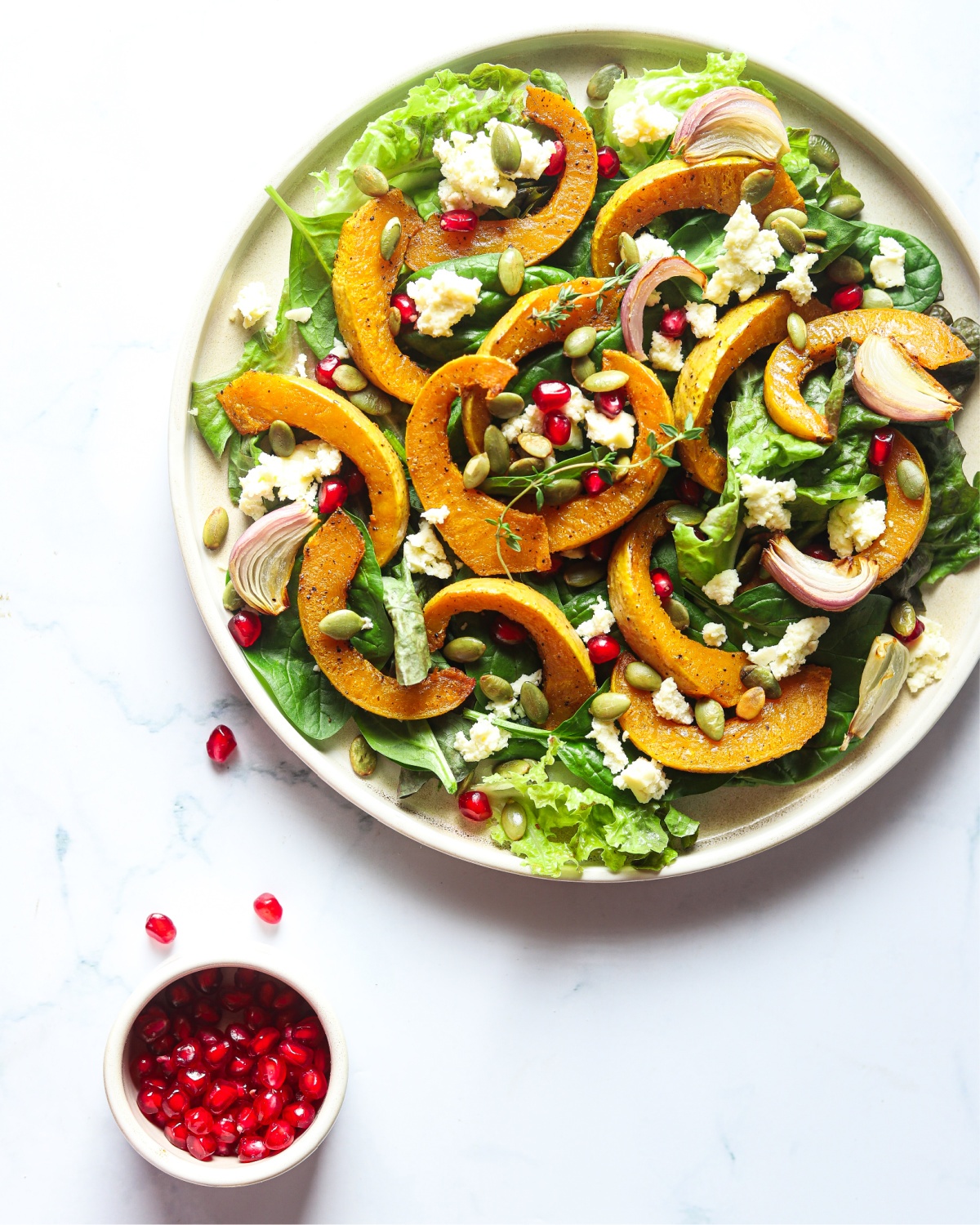 Easy Roasted Pumpkin Salad 