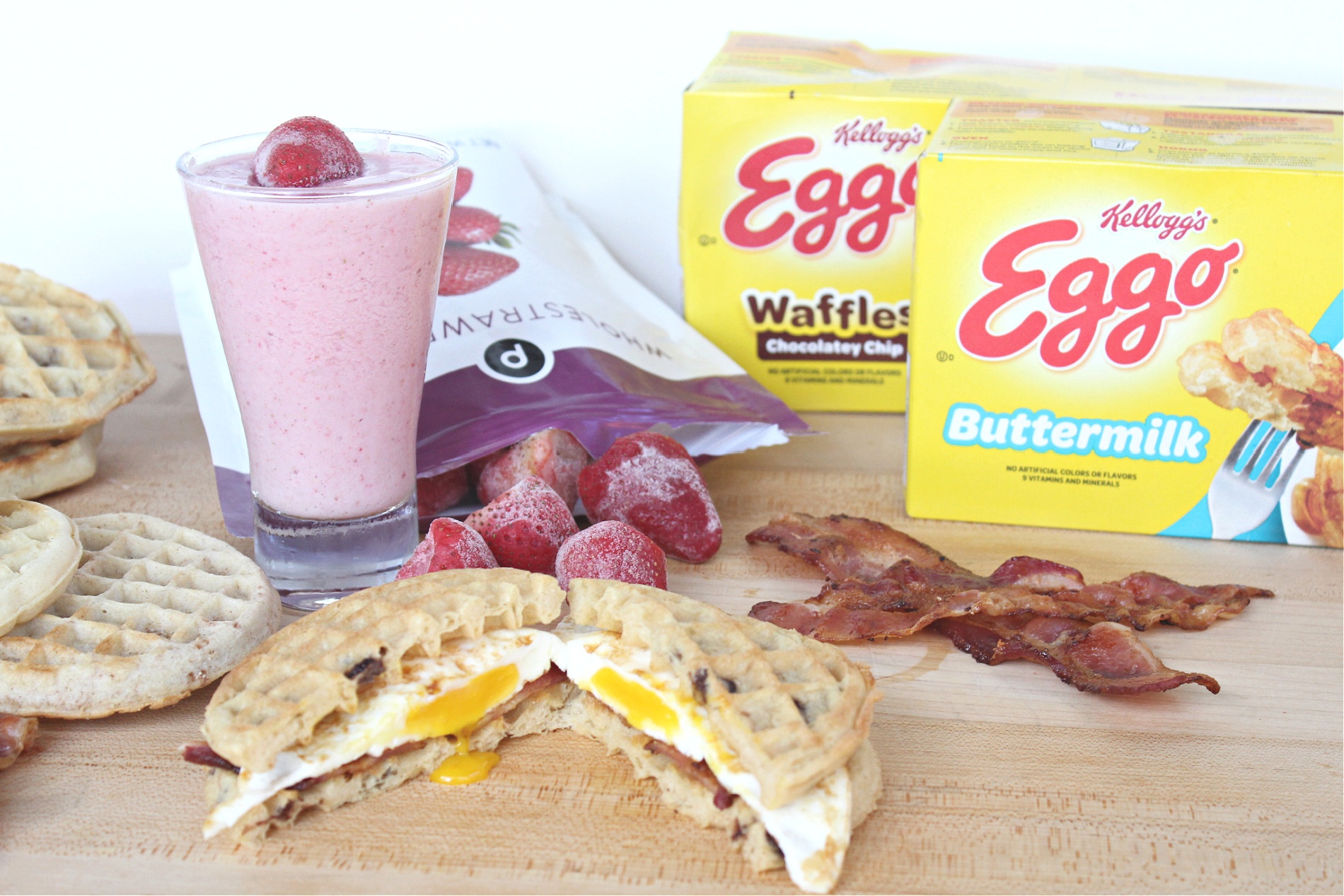 Eggo Waffle Breakfast Sandwiches 