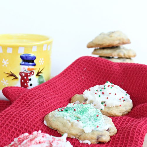 Peppermint Chocolate Chip Cookies