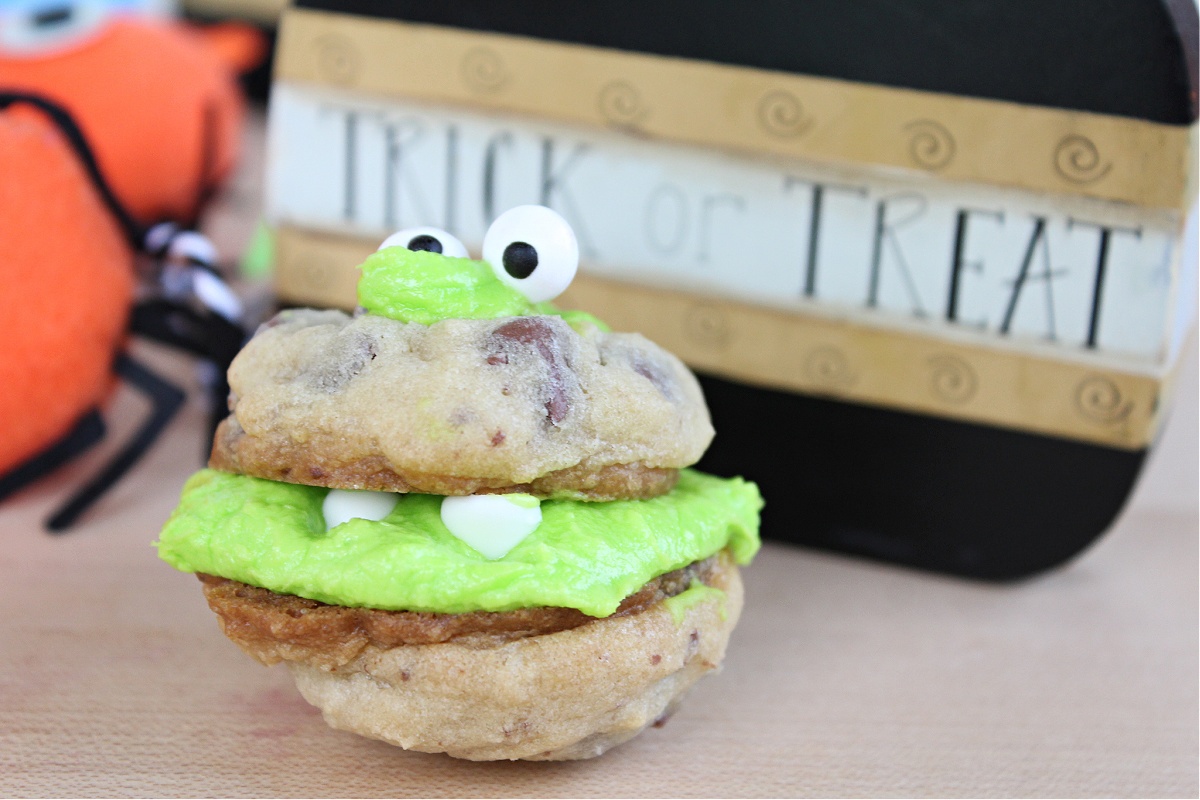 Easy Halloween Monster cookies