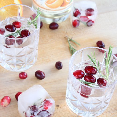 The Best Tequila Spritzer + Infused Ice Cubes For Your Tequila