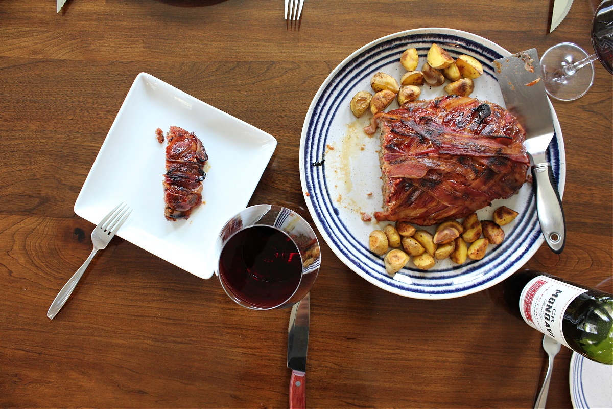 Easy Bacon Wrapped Meatloaf 