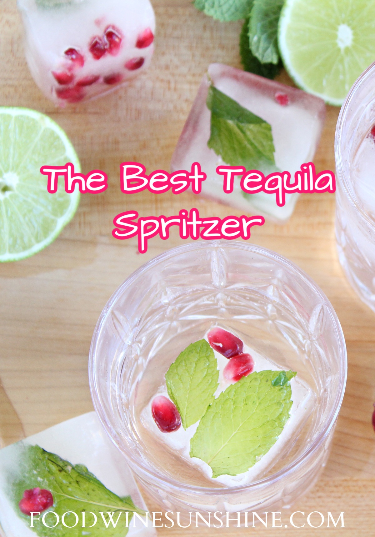 How to make a tequila spritzer 