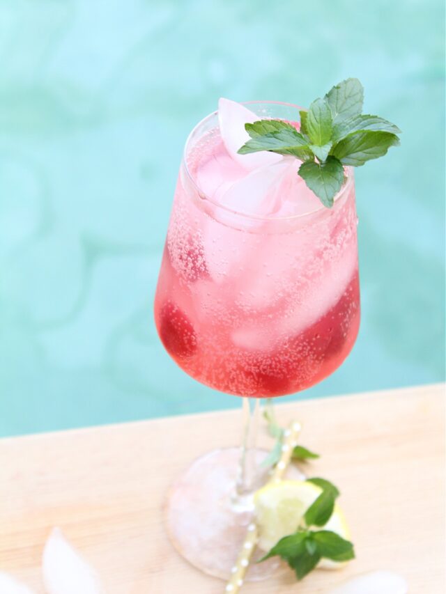 Simply Sparkling Cherry Vodka Cocktail Food Wine Sunshine