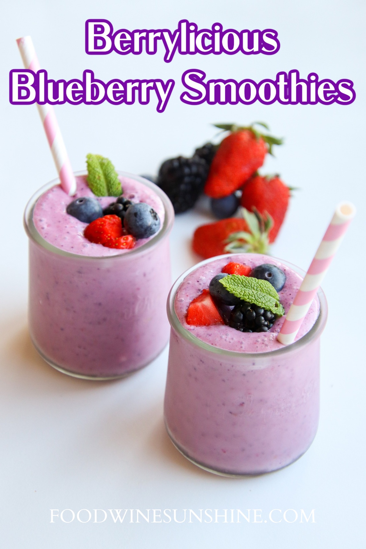 Tasty Blueberry Protein Smoothies