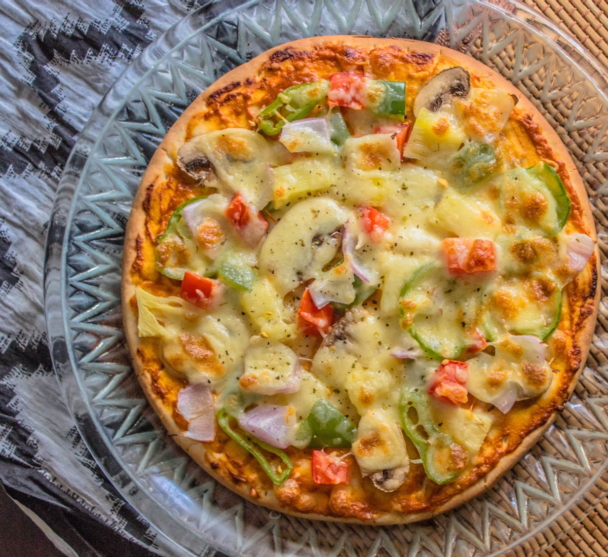 Tasty Vegetarian Pizza