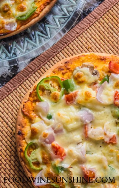 Easy Vegetarian Pizza + Suggested Wine Pairings