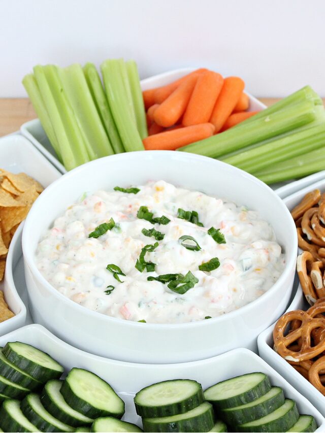 Zero Point Weight Watchers Vegetable Ranch Dip Food Wine Sunshine